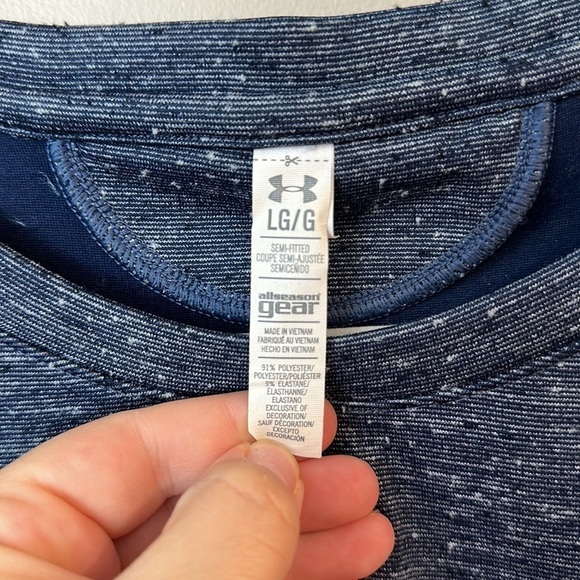 Under Armour Semi-fitted Crewneck Sweatshirt Large - Picture 2 of 5